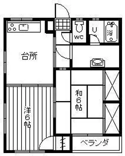 メゾンK【2階】の間取り