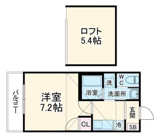 Felice鵠沼海岸【2階】の間取り