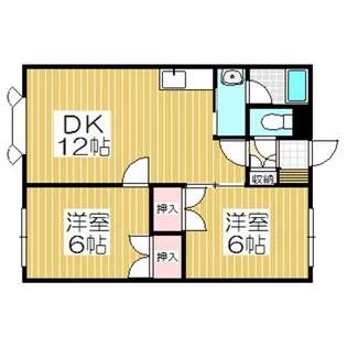 ハイツサリーレ【3階】の間取り