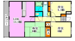 コンフォールドミール【2階】の間取り