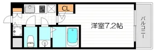 サムティ梅田IIグロウアクシス【7階】の間取り