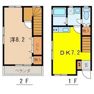メゾン南山【1階】の間取り
