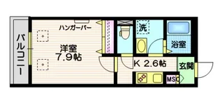 リベルダージ【4階】の間取り