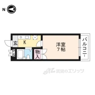 ランタナ【3階】の間取り