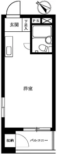 メゾン・ド・ポルシュ【5階】の間取り