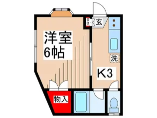 パレットハウス【2階】の間取り