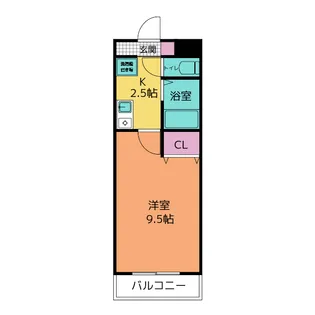 A・City東新町【2階】の間取り