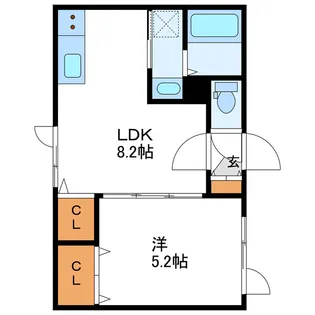 POPLAR【1階】の間取り