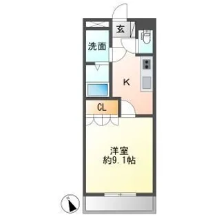 ドルチェ アン ステラ【1階】の間取り