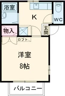 湘南ハイツC棟【1階】の間取り