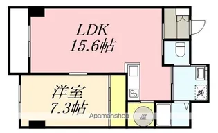 Gウェーブ松風【4階】の間取り