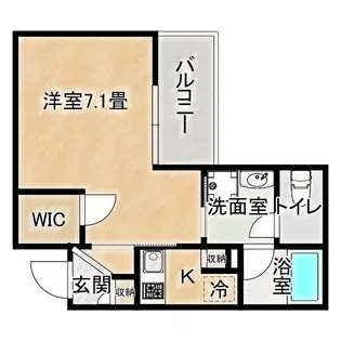 ウェルスクエア都島【2階】の間取り