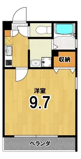 クレシェンテ京大北【3階】の間取り