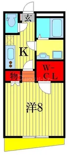La vie AKEHARA【1階】の間取り