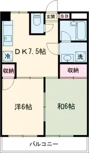 パティオ仲町【1階】の間取り