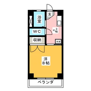 フジコー羽田【4階】の間取り