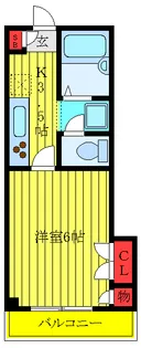 サンライト金谷【3階】の間取り