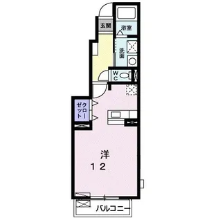 フォーリア【1階】の間取り
