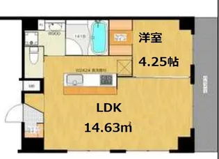 BRAVE天満橋【8階】の間取り