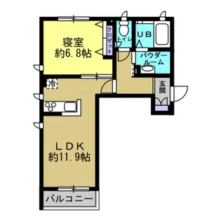 MグランディアI【3階】の間取り