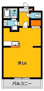 門團空閑 (モダンクウカン)【3階】の間取り