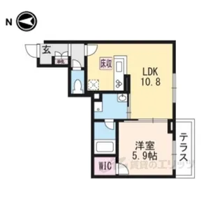 シャーメゾン丸の内【1階】の間取り