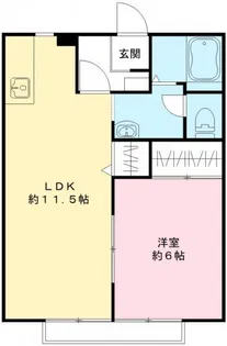 シャインつくば C棟【1階】の間取り