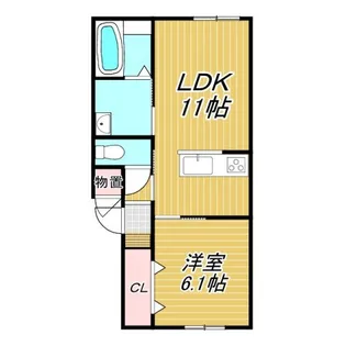 RINOII【2階】の間取り