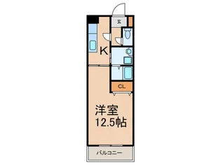 リオン高見【3階】の間取り