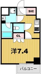 COCOーCHILL KAMEARI【2階】の間取り