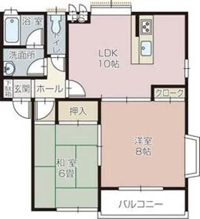 アネックスさとう【2階】の間取り