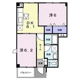 ソル・レヴェンテII【1階】の間取り