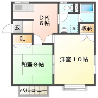 パルジュ【2階】の間取り