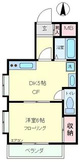 センチュリーチノ【2階】の間取り