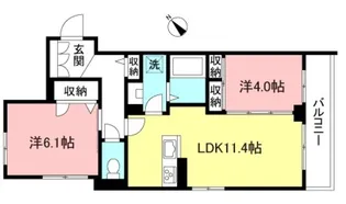 CRECER【4階】の間取り