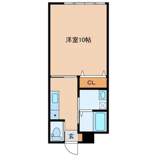 フラワーヒルズE棟【1階】の間取り