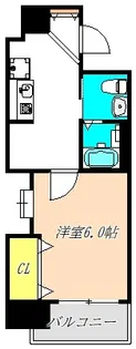 東小橋II番館【5階】の間取り