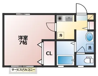 ディアスU【2階】の間取り