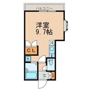 メドーノ白金台【1階】の間取り