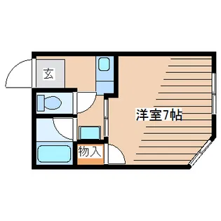 ヒルズ台原【1階】の間取り