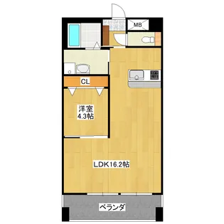 MontagneII (モンターニュー ツー)【2階】の間取り