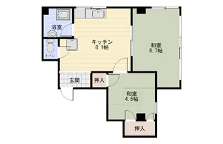 日光ビル【4階】の間取り
