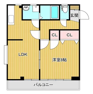 コーポラスTK【2階】の間取り