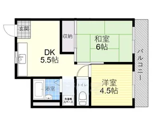 中尾ビル【2階】の間取り