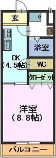 ラ・フォレ・ノアール【3階】の間取り