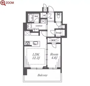 タワー・ザ・ファースト名古屋伏見【15階】の間取り