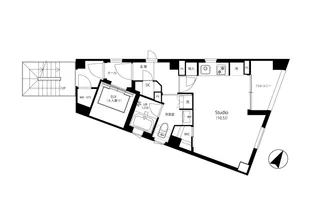U-Branch広尾【4階】の間取り