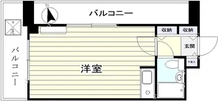 新宿御苑ダイカンプラザ【13階】の間取り