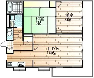 ラシェール松本【2階】の間取り