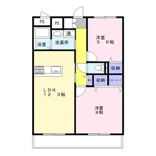 グランメゾンKS【2階】の間取り